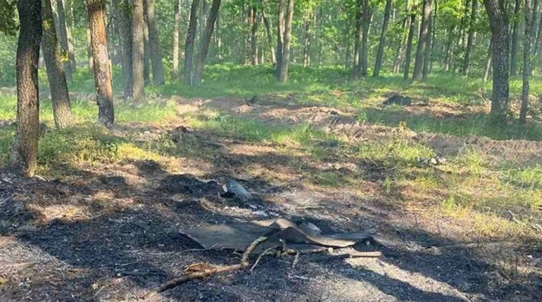 На Гадяччині ліквідували пожежу після атаки БПЛА: надзвичайна пожежна небезпека зберігається
