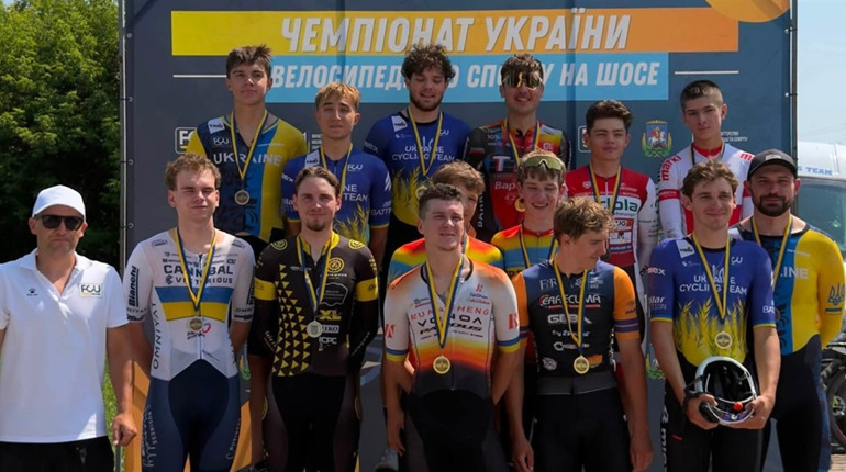 Артур Стеців із Дрогобиччини виборов кілька нагород на чемпіонаті України з велоспорту