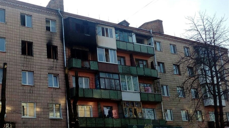 Пожежа на площі Лесі Українки (ОНОВЛЕНО)