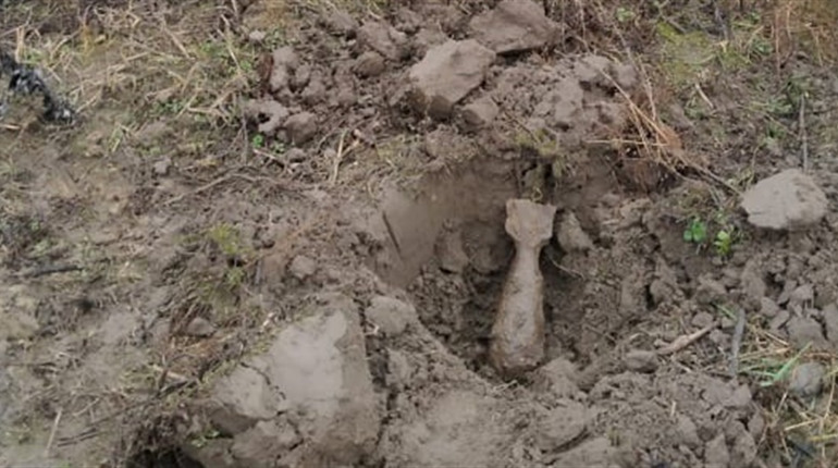 На Менщині знайшли снаряд часів Другої світової війни