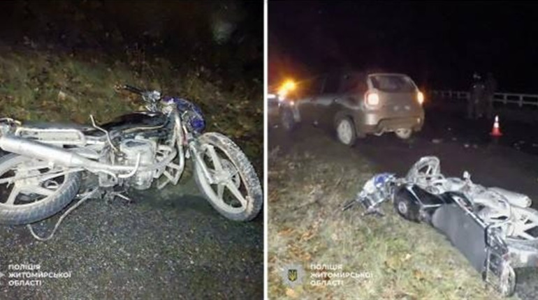 У ДТП на Звягельщині травми отримав мотоцикліст: поліція встановлює обставини