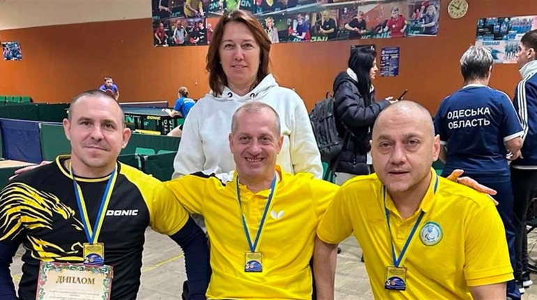 Гадячанин Володимир Нехаєнко став бронзовим призером чемпіонату України із настільного паратенісу