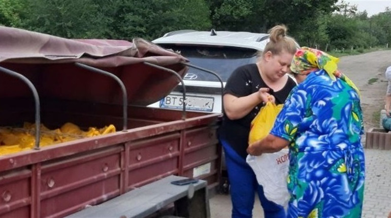 200 родин Нижньосірогозької громади отримали гумдопомогу від фонду “Підтримки Сірогозщини”