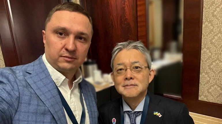 Запрошення відвідати Ніжин для Надзвичайного і Повноважного Посла Японії в Україні