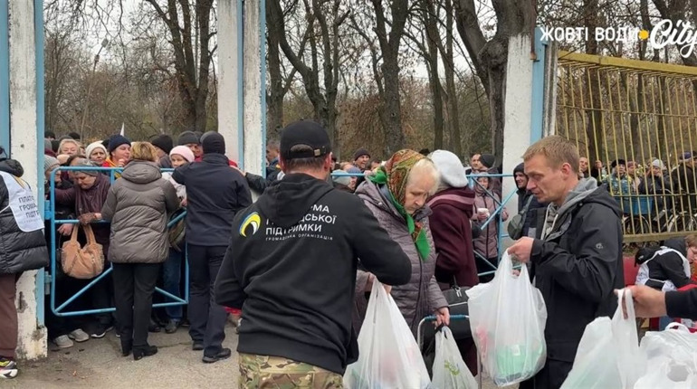 Як «Платформа громадської підтримки» роздали майже 4 тисячі продуктових наборів у Жовтих Водах