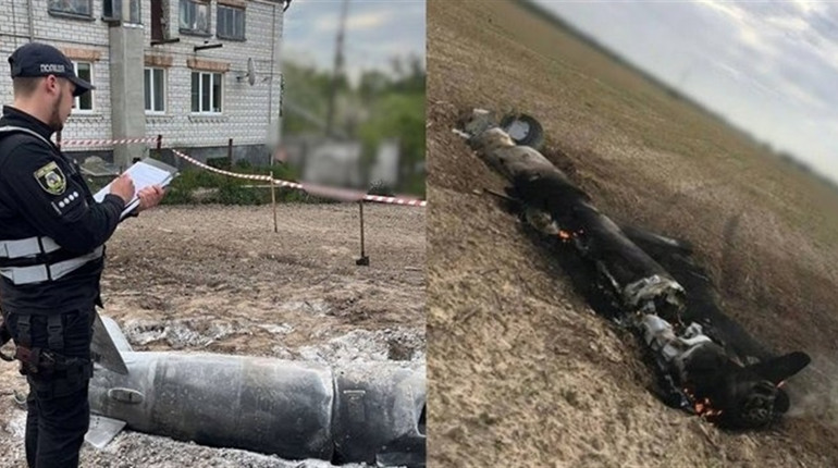 Після нічної ракетної атаки на Київщині виявили восьмиметрову воронку та зруйновані будинки