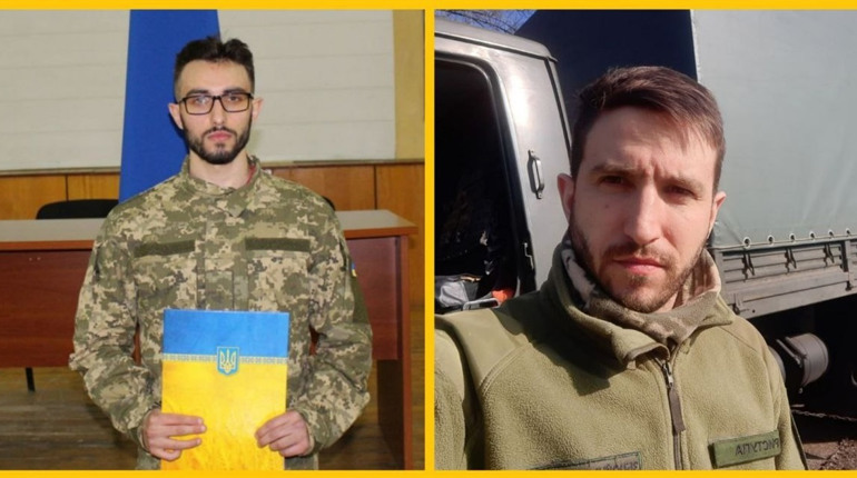 Богдан і Олександр Приступи з Троїцького захист Батьківщини поставили понад усе