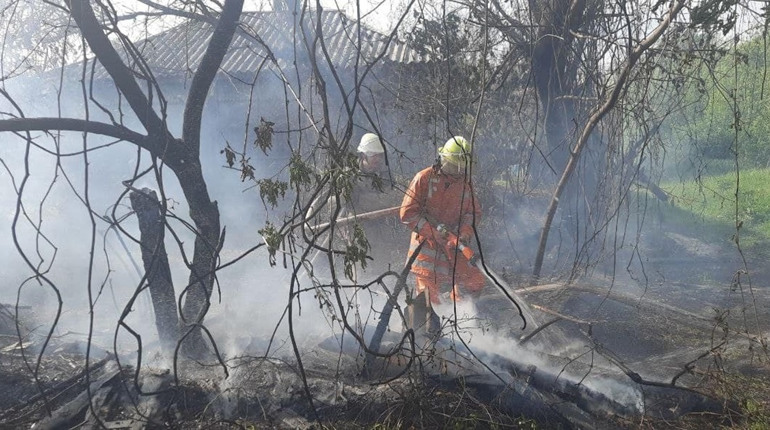 Рятувальники ліквідували загоряння у Ворожбі