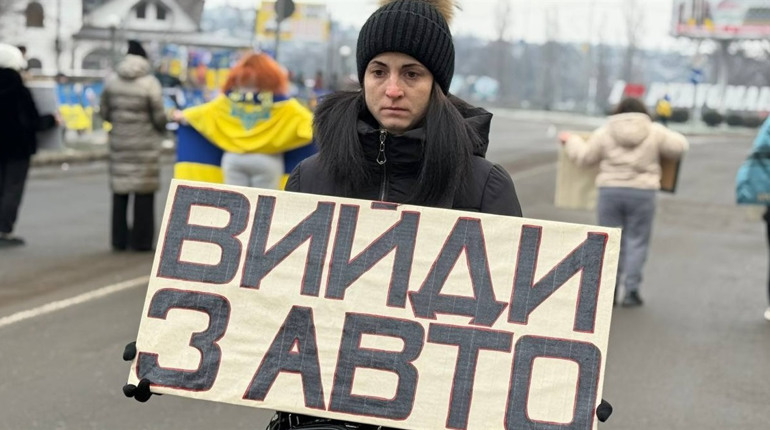 Новин майже немає: у Первомайську пройшла акція на підтримку полонених і зниклих безвісти