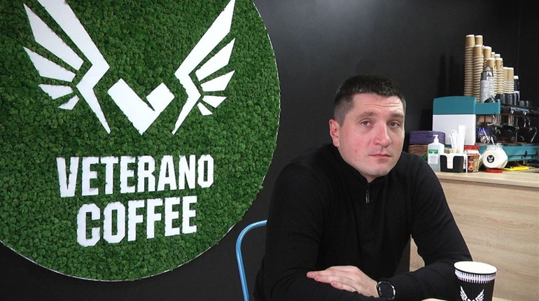 «Veterano Coffee» в Умані відкрив АТОвець Сергій Столяр 