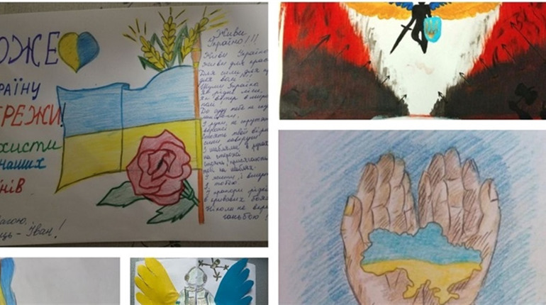 Юні художники Великобурлуччини відзначили День Збройних Сил України в патріотичному онлайн-конкурсі