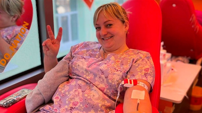 У Менській громаді 57 людей здали кров у мобільному донорському хабі «Теплокровні»