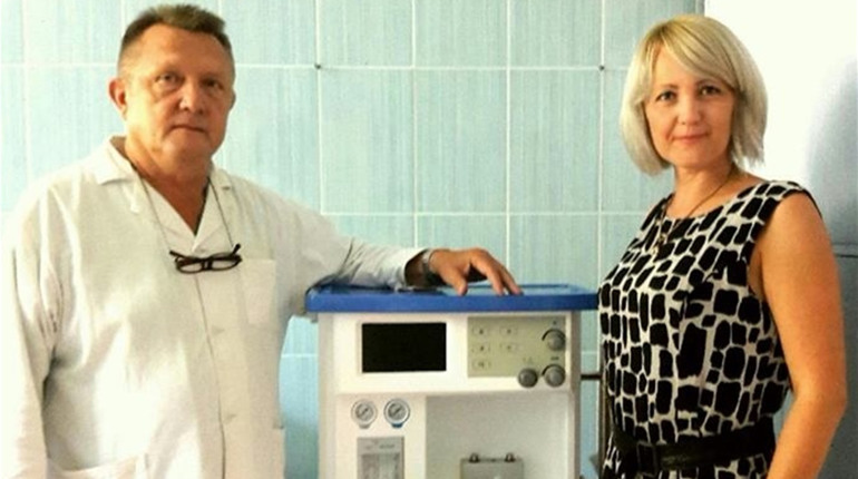 Попаснянская районная больница получила новый аппарат для анестезии