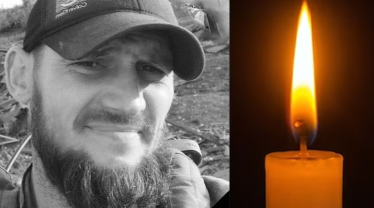Долинська прощається з воїном