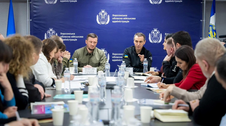 На Херсонщині побував міністр охорони здоровʼя Віктор Ляшко