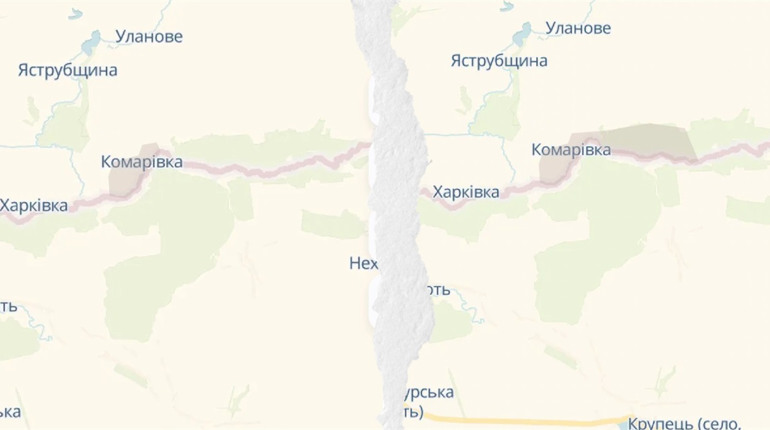 DeepState зафіксував розширення «сірої зони» біля Комарівки Есманьської громади