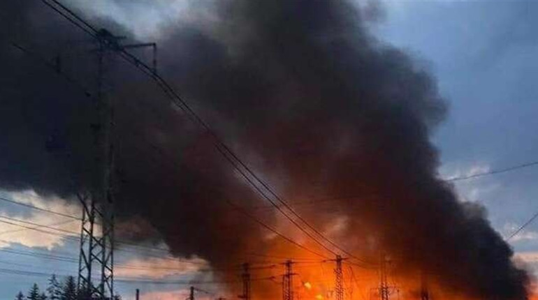 Уламками дрону вночі було пошкоджено енергоб'єкт на Одещині, частина регіону залишається без світла