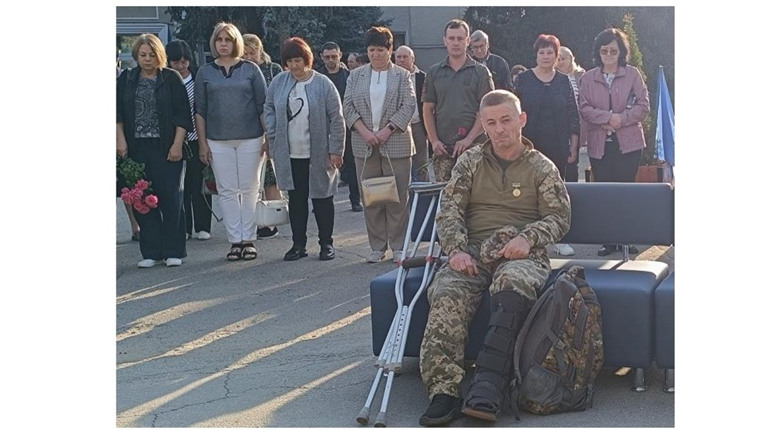 До Дня захисників в Захарівці долучилися до національної хвилини мовчання і привітали своїх воїнів