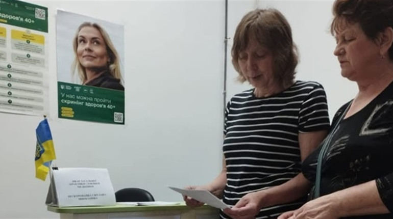 У Харкові евакуйованим жителям Кіндрашівської громади розповіли про «Скринінг здоров’я 40+»