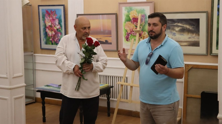 "Квіти перемоги в пейзажах незламної України": у Фастові відкрили виставку картин Анатолія Марчука
