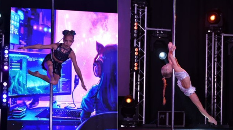 Сестри з Глухова здобули перемоги на чемпіонаті з повітряної гімнастики у Черкасах