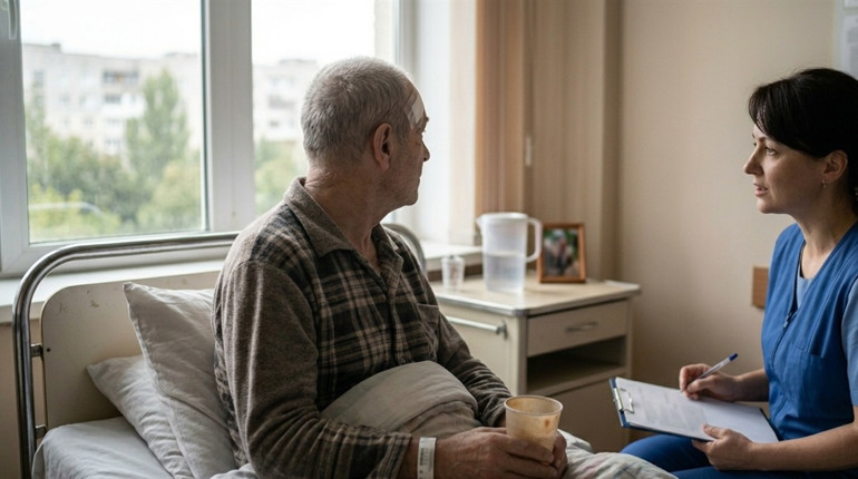 У Південноукраїнську шукають рідних госпіталізованого чоловіка: донька може бути в Костянтинівці