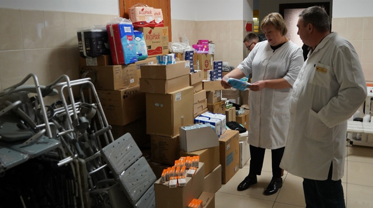 Городоцька лікарня отримала гуманітарну допомогу на понад пів мільйона гривень