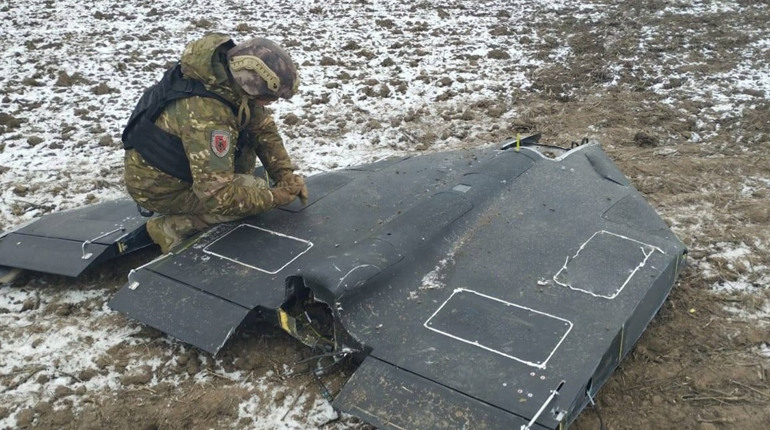 На Сумщині знешкодили безпілотник рф, бойова частина якого не вибухнула після падіння