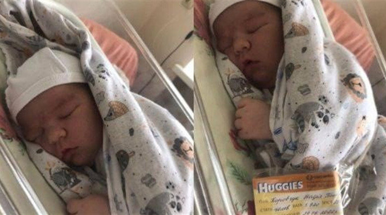 У Чортківській лікарні на світ з`явився шестикілограмовий малюк