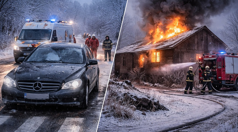 ДТП з травмованою пішохідкою та пожежа: події доби у Менській громаді