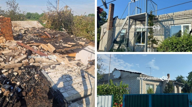 Ворожий безпілотник пошкодив два будинки в Олефірівці