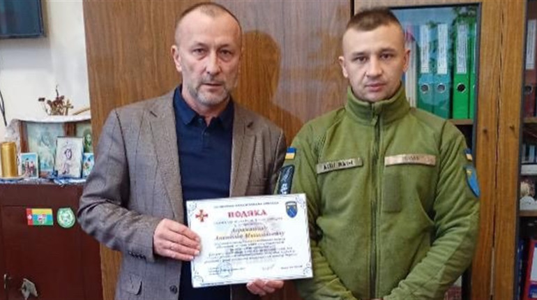 Воїн 151-ї бригади подякував кременчанам за волонтерську підтримку