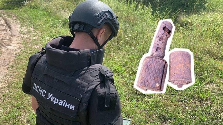 У Вараському районі виявлено та знищено гранати часів Другої світової війни