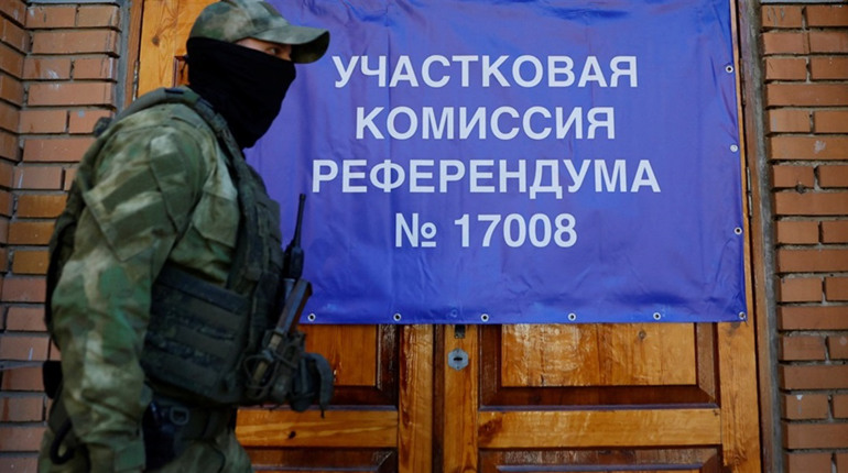 Двох жителів Херсонщини затримали за організацію псевдореферендуму