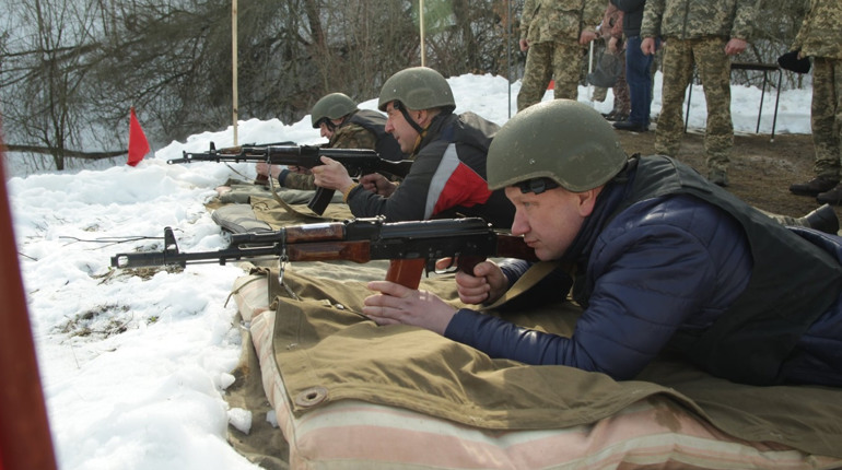 Резервісти Уманщини пройшли стрілецький вишкіл