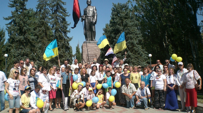 Патріоти Нової Каховки відзначили День Незалежності
