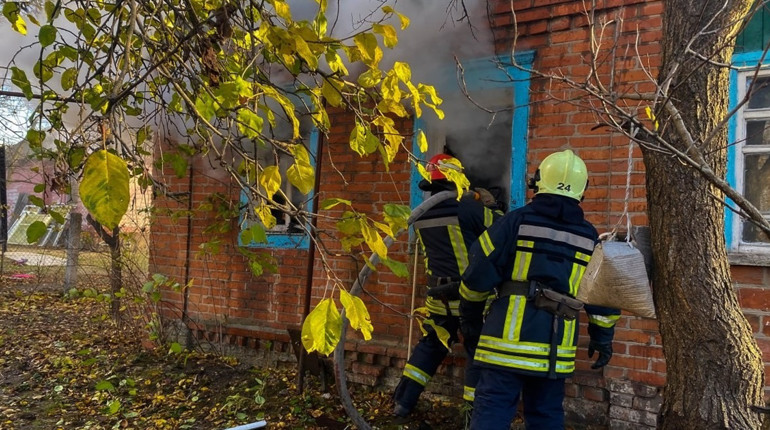 У Тростянці по вулиці Сковороди горів будинок