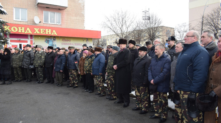 Мітинг з нагоди вшанування учасників бойових дій на території інших держав пройшов у Новограді