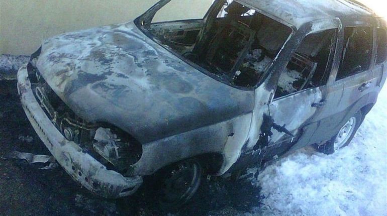 У Броницькому лісництві лісівнику спалили машину