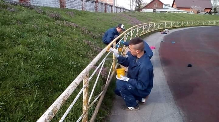 У Новограді стадіон "Авангард" готують до нового сезону