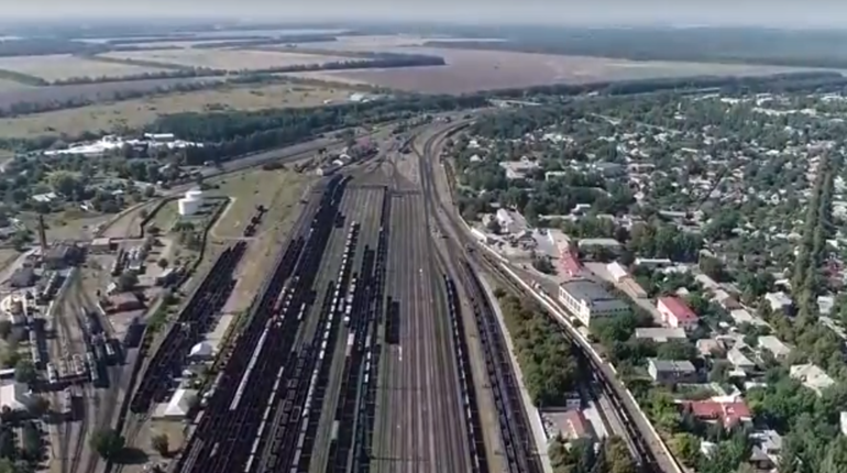 В мережі з'явилося вражаюче відео Волновахи з квадрокоптера