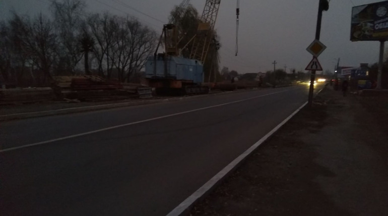 Аварійний міст буде працювати