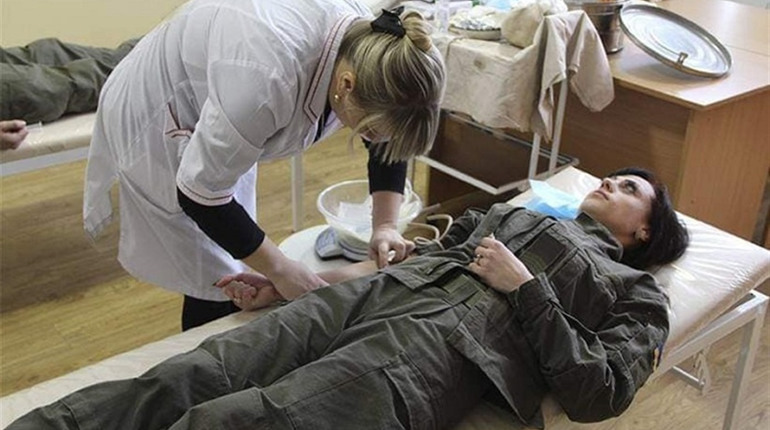 Калинівські нацгвардійці здали двадцять сім літрів крові