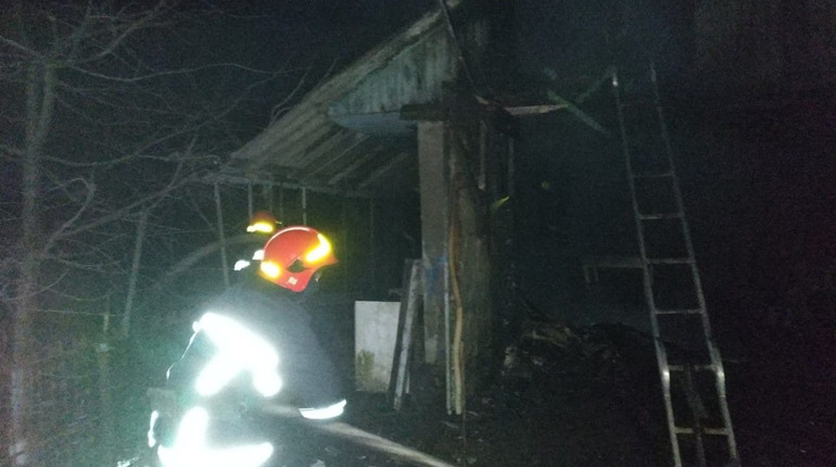 Вночі у Старокостянтинові горів сарай