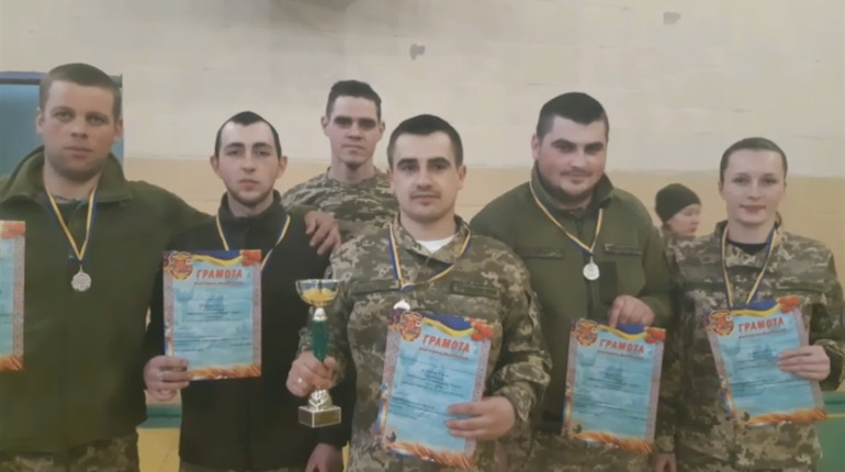 Команда 30 бригади стала другою на змаганнях з армреслінгу