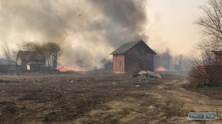 Пожежники потушили масштабний вогонь в Маяках. На це пішла майже доба 