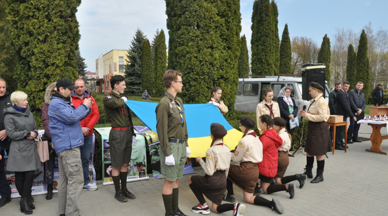  Кременецький Пласт відзначав День першої пластової присяги: урочистості в Шумську (фото)