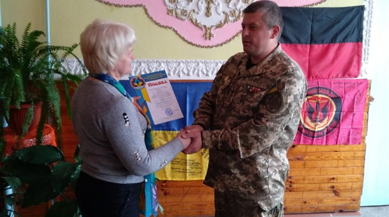 Новаківських школярів та педагогів військові вчили воювати