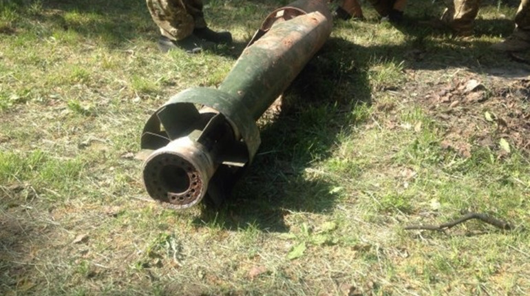 Житель Нижніх Торгаїв підібрав на трасі міну для великокаліберного міномета