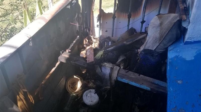 Волноваські поліцейські загасили вогонь в квартирі пенсіонерки до приїзду рятувальників